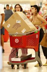 TALLULAH and SCOUT WILLIS Shopping at Target in West Hollywood 08/23/2017