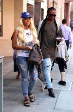 TAMAR BRAXTON Out Shopping in Beverly Hills 08/29/2017