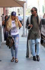 TAMAR BRAXTON Out Shopping in Beverly Hills 08/29/2017