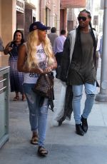 TAMAR BRAXTON Out Shopping in Beverly Hills 08/29/2017