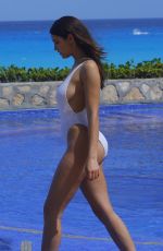 TAO WICKRATH in Swismuit at a Pool in Miami 08/02/2017