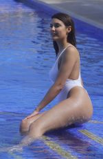 TAO WICKRATH in Swismuit at a Pool in Miami 08/02/2017