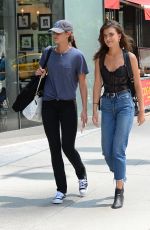 TAYLOR and MACKINLEY HILL at 2017 Victoria’s Secret Fashion Show Casting in New York 08/21/2017