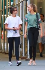TAYLOR MARIE HILL and ROMEE STRIJD at a Gym in New York 08/24/2017