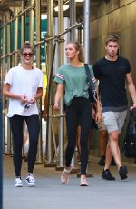 TAYLOR MARIE HILL and ROMEE STRIJD at a Gym in New York 08/24/2017