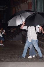 TAYLOR SWIFT in Black Mini Skirt Leaves Her Apartment in New York 08/03/2017
