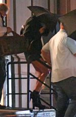 TAYLOR SWIFT in Black Mini Skirt Leaves Her Apartment in New York 08/03/2017