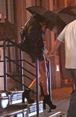 TAYLOR SWIFT in Black Mini Skirt Leaves Her Apartment in New York 08/03/2017