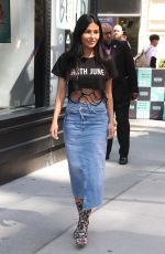 TENI PANOSIAN Leaves AOL Build in New York 08/30/2017