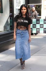 TENI PANOSIAN Leaves AOL Build in New York 08/30/2017