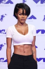 TEYANA TAYLOR at 2017 MTV Video Music Awards in Los Angeles 08/27/2017