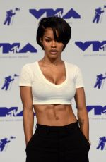 TEYANA TAYLOR at 2017 MTV Video Music Awards in Los Angeles 08/27/2017
