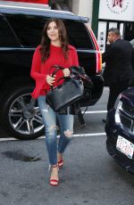 TIFFANI THIESSEN Arrives at Today Show in New York 08/28/2017