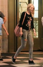 TIFFANY TRUMP and MARLA MAPLES at Plaza Hotel in New York 08/18/2017