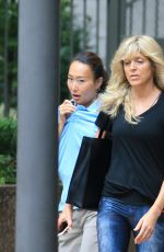 TIFFANY TRUMP and MARLA MAPLES at Plaza Hotel in New York 08/18/2017