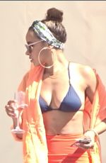 TINASHE in Bikini Top at VIP Cabana  in Las Vegas 08/13/2017