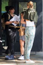 TONI GARRN, Mickey Rourke and Til Schweiger at Luetzowplatz in Berlin 08/04/2047