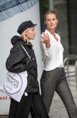 TONI GARRN on the Set of Berlin I Love You in Berlin 08/05/2017