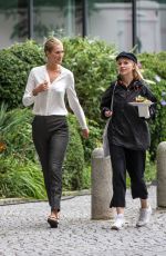 TONI GARRN on the Set of Berlin I Love You in Berlin 08/05/2017