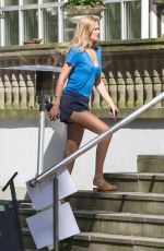 TONI GARRN on the Set of Berlin I Love You in Berlin 08/06/2017