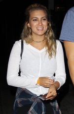 TORI KELLY Leaves Peppermint Club in West Hollywood 08/06/2017
