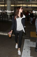 TROIAN BELLISARIO at LAX Airport in Los Angeles 08/18/2017