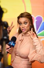 TYRA BANKS at NBC Summer Press Tour in Los Angeles 08/03/2017