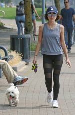 LUCY HALE Walks Her Dog Out in Vancouver 08/07/2017