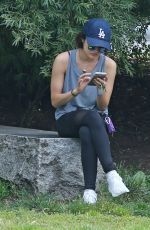 LUCY HALE Walks Her Dog Out in Vancouver 08/07/2017