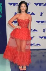 VANESSA HUDGENS at 2017 MTV Video Music Awards in Los Angeles 08/27/2017