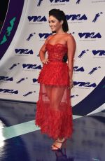 VANESSA HUDGENS at 2017 MTV Video Music Awards in Los Angeles 08/27/2017