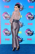 VANESSA HUDGENS at Teen Choice Awards 2017 in Los Angeles 08/13/2017