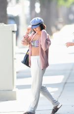 VANESSA HUDGENS Heading to Alfred Coffee + Kitchen in Studio City 08/18/2017