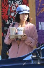 VANESSA HUDGENS Heading to Alfred Coffee + Kitchen in Studio City 08/18/2017