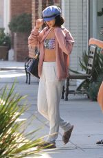 VANESSA HUDGENS Heading to Alfred Coffee + Kitchen in Studio City 08/18/2017