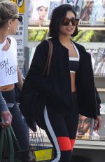 VANESSA HUDGENS Leaves Equinox Gym in West Hollywood 07/31/2017