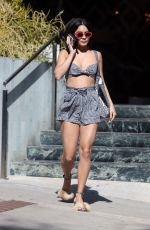 VANESSA HUDGENS Out and About in West Hollywood 08/29/2017