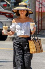 VANESSA HUDGENS Out for a Coffee in Studio City 08/12/2017