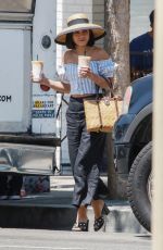 VANESSA HUDGENS Out for a Coffee in Studio City 08/12/2017