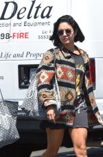 VANESSA HUDGENS Out in Hollywood 08/22/2017