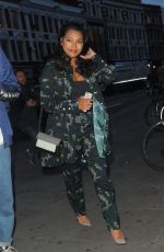 VANESSA WHITE Arrives at James Bay x Topman Launch Party in London 08/08/2017