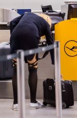 VERONICA FERRES at Tegel Airport in Berlin 08/30/2017