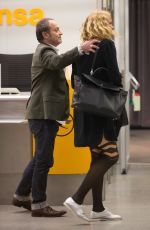VERONICA FERRES at Tegel Airport in Berlin 08/30/2017
