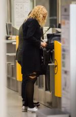 VERONICA FERRES at Tegel Airport in Berlin 08/30/2017