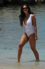 VICKY PATTISON in Swimsuit at a Beach in Spain 07/30/2017