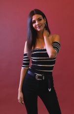VICTORIA JUSTICE on the Set of Hollywoodlife Photoshoot, August 2017
