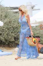 VICTORIA SILVSTEDT at Club 55 in St Tropez 08/19/2017