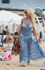 VICTORIA SILVSTEDT at Club 55 in St Tropez 08/19/2017