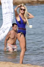 VICTORIA SILVSTEDT in Bikini at a Beach in Cala Di Volpe 08/09/2017