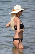 VICTORIA SILVSTEDT in Bikini at a Beach in Cala Di Volpe 08/09/2017